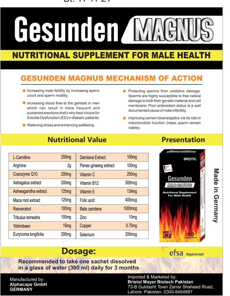 Gesunden Magnus Nutritional Supplement 2